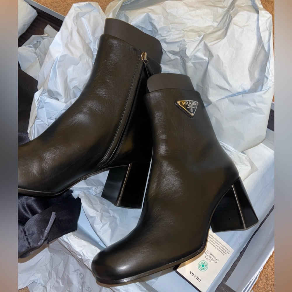 Prada black botties